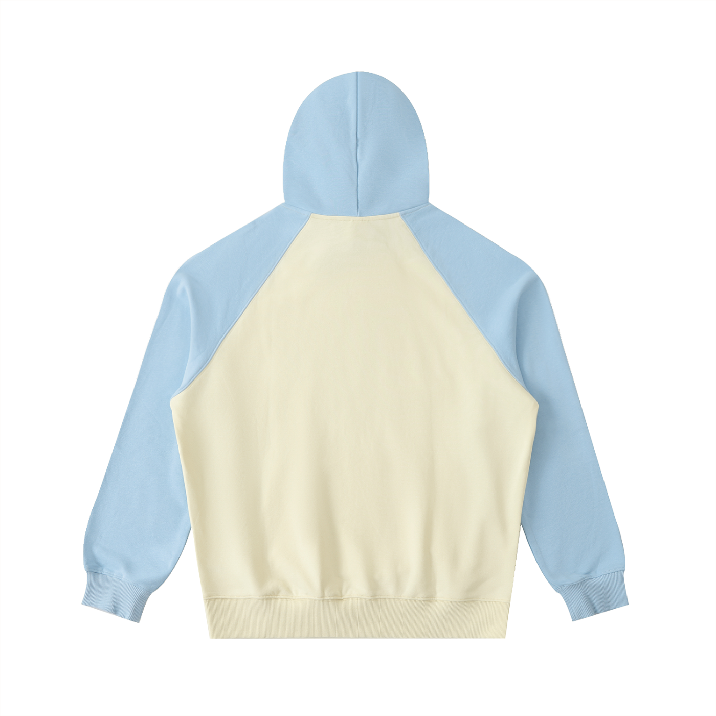 Crashing Out Color-Block Raglan Sleeve Hoodie