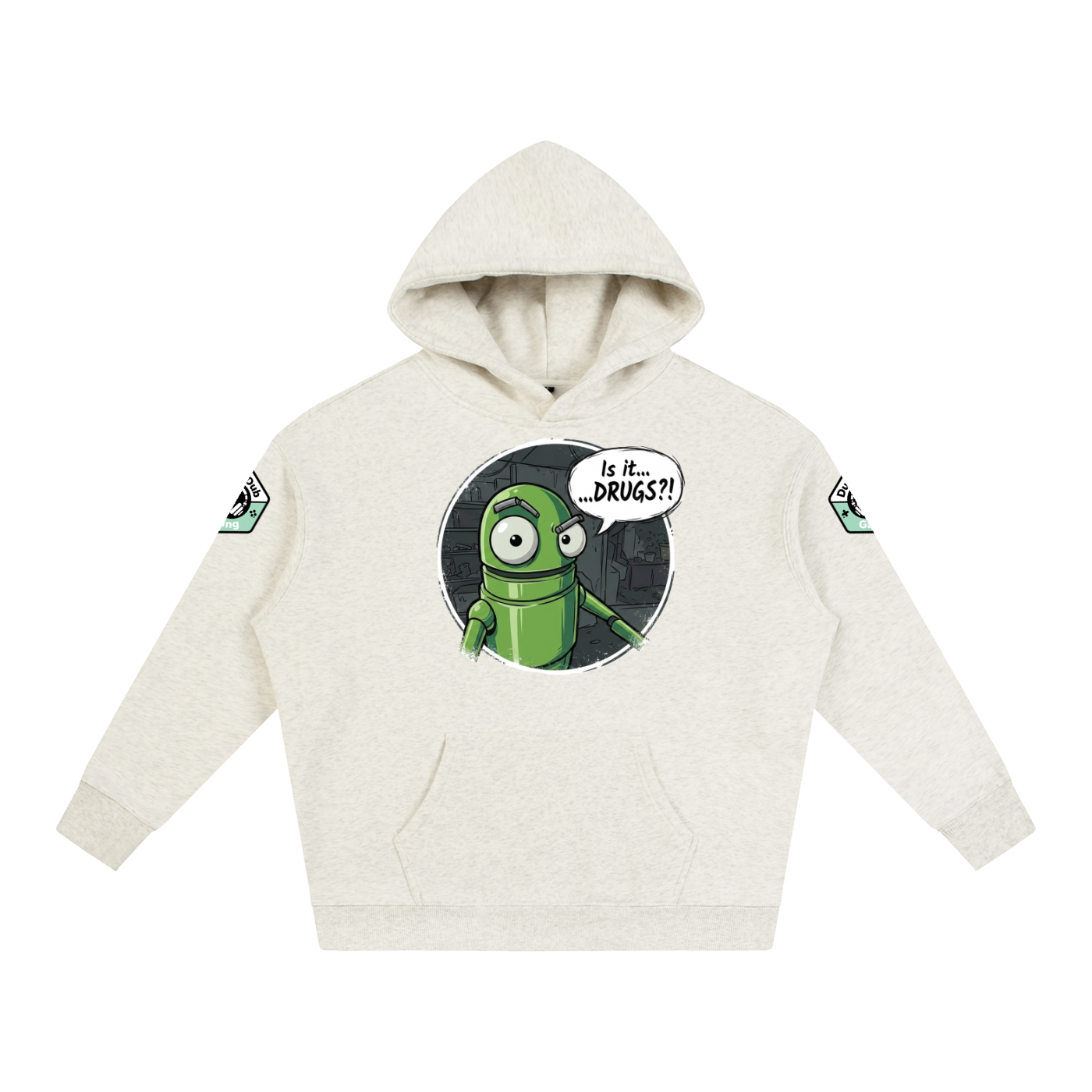 Is It Drugs?! Oversize Fleeced Hoodie