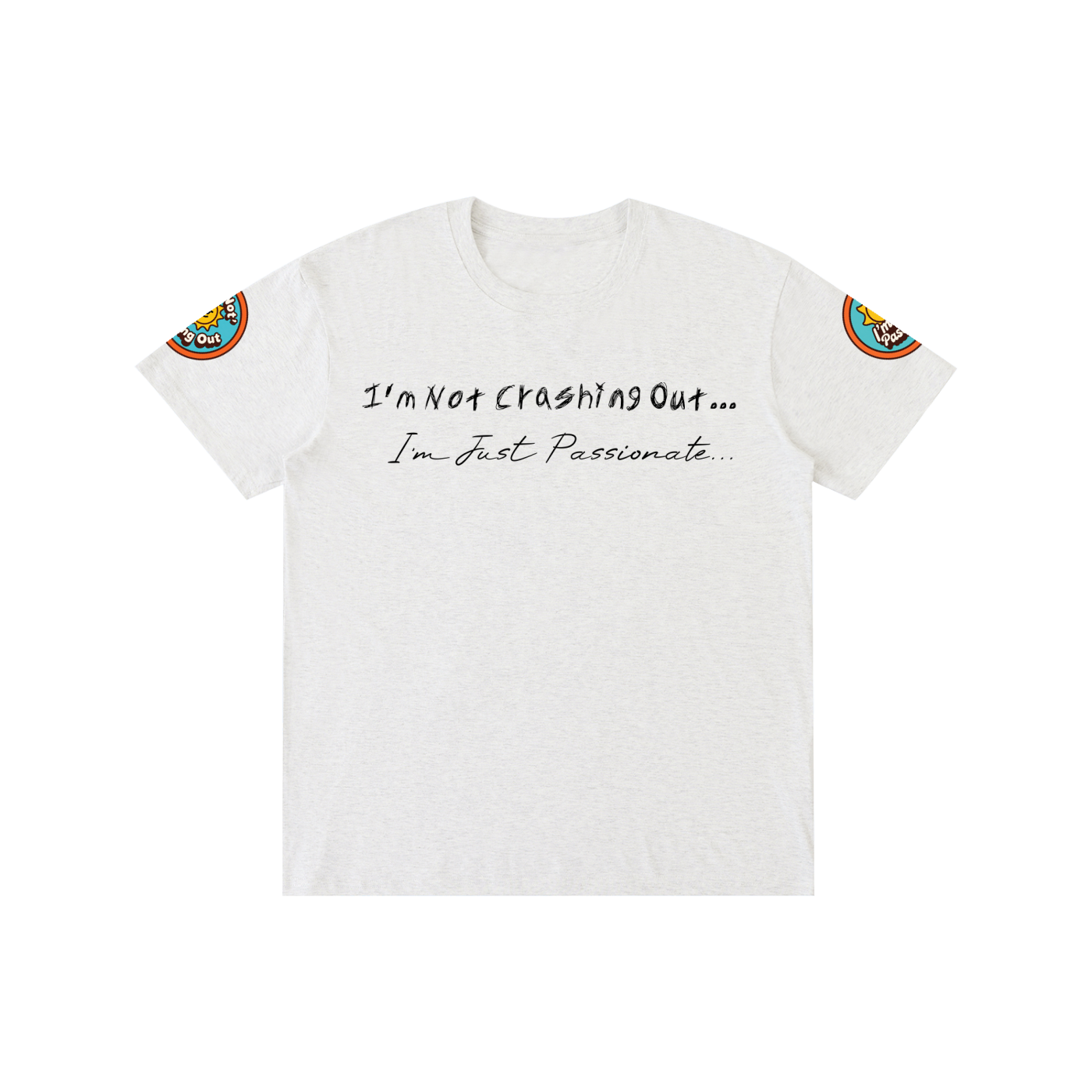 Crashing Out Pure Cotton Unisex T-Shirt