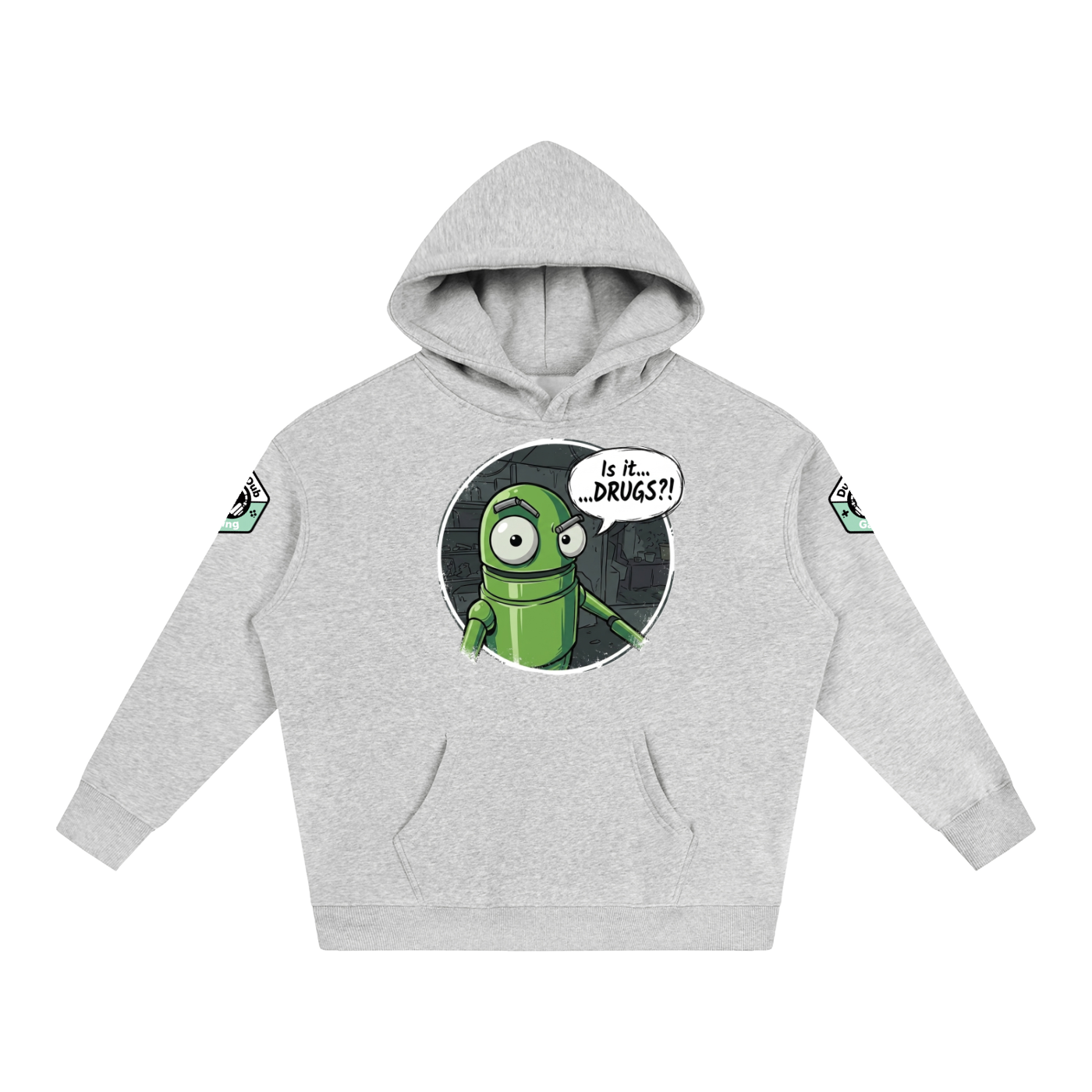 Is It Drugs?! Oversize Fleeced Hoodie