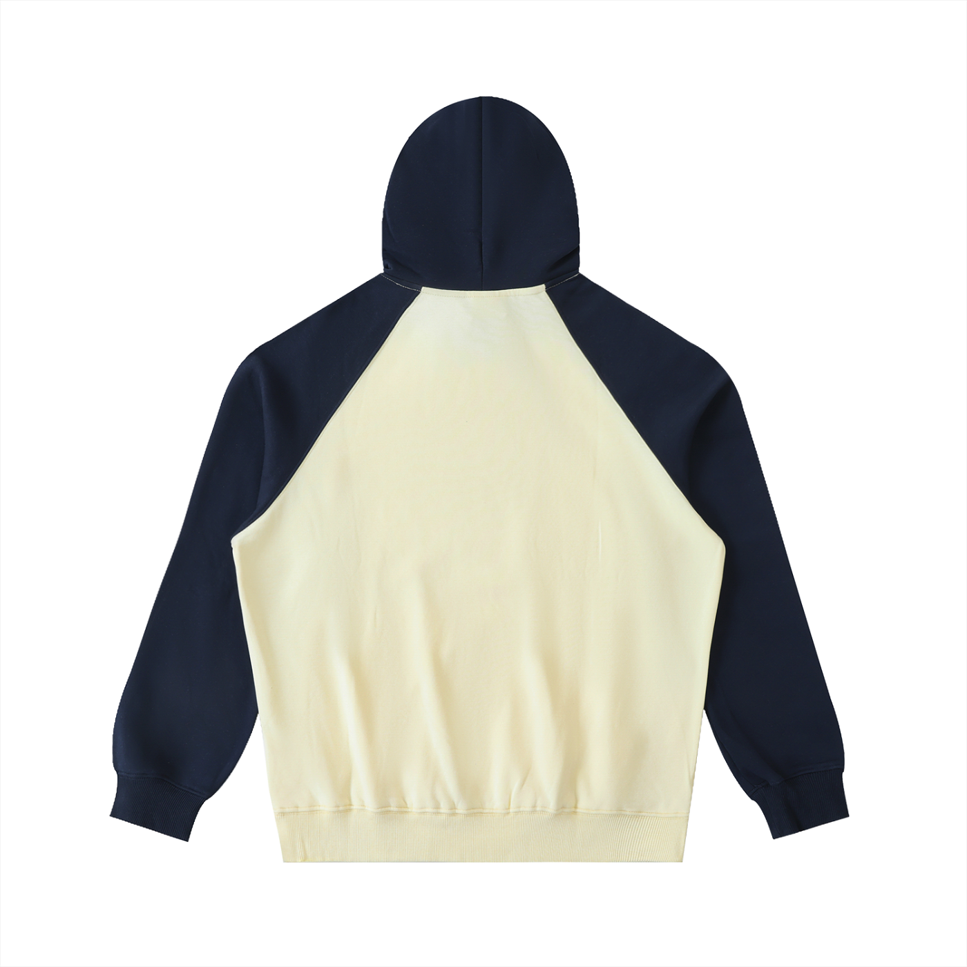 Crashing Out Color-Block Raglan Sleeve Hoodie