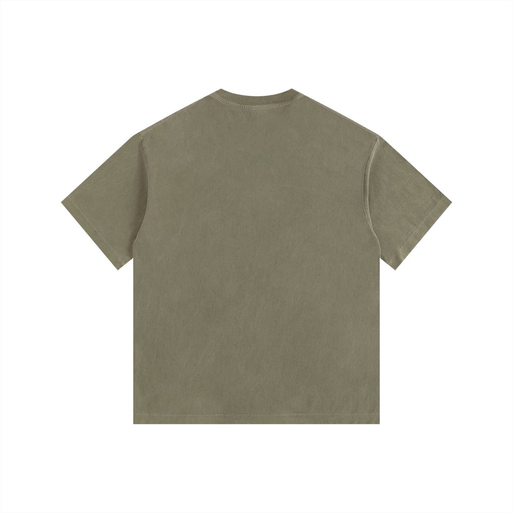 Jump Scare Vintage Washed Oversized Cotton T-Shirt