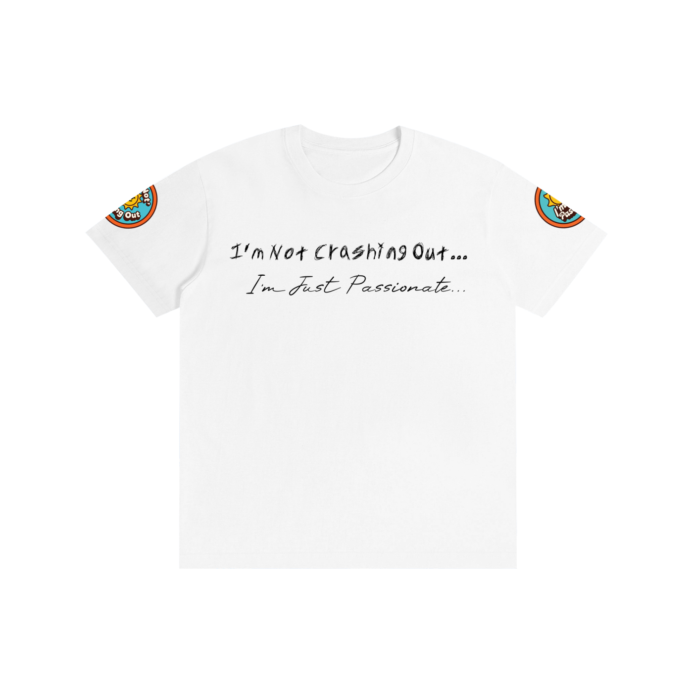 Crashing Out Pure Cotton Unisex T-Shirt