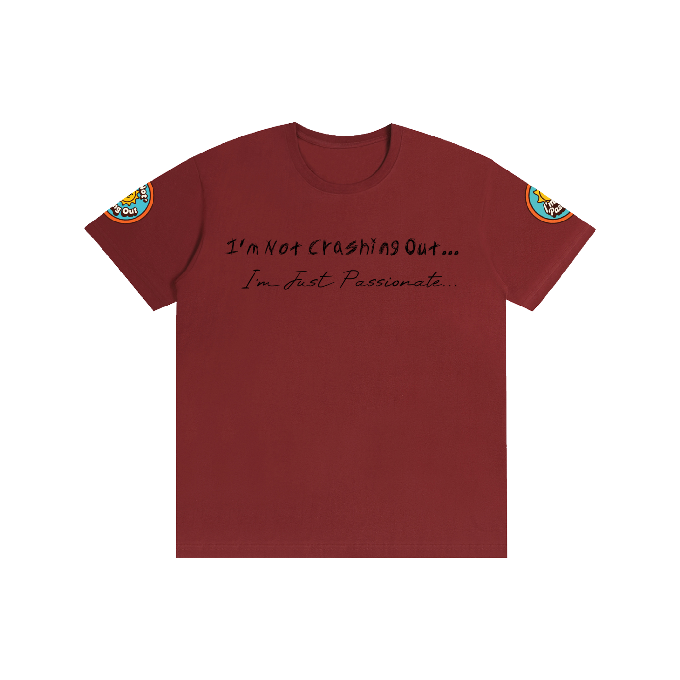 Crashing Out Pure Cotton Unisex T-Shirt