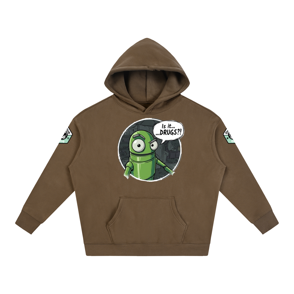 Is It Drugs?! Oversize Fleeced Hoodie