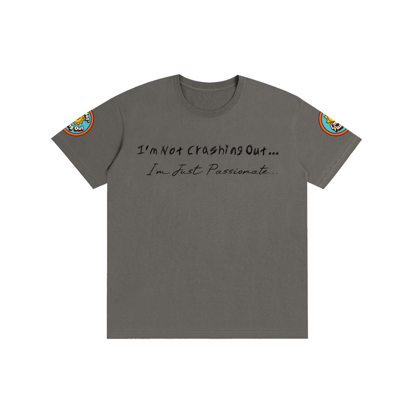 Crashing Out Pure Cotton Unisex T-Shirt