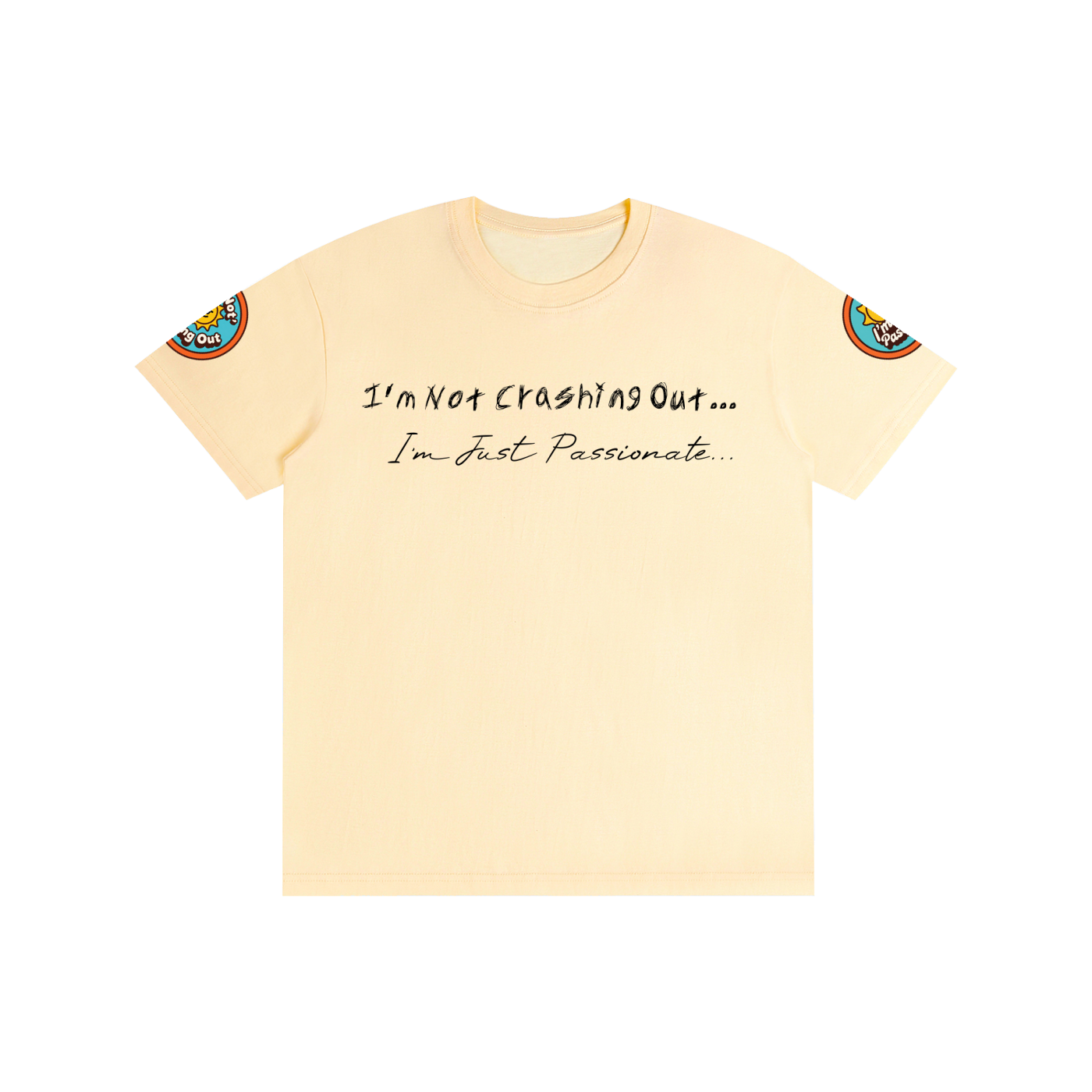 Crashing Out Pure Cotton Unisex T-Shirt