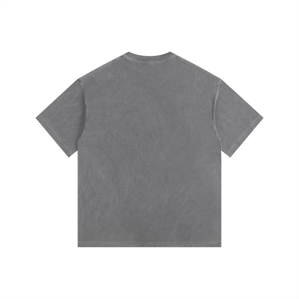 Jump Scare Vintage Washed Oversized Cotton T-Shirt