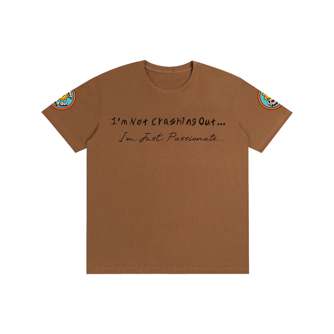 Crashing Out Pure Cotton Unisex T-Shirt