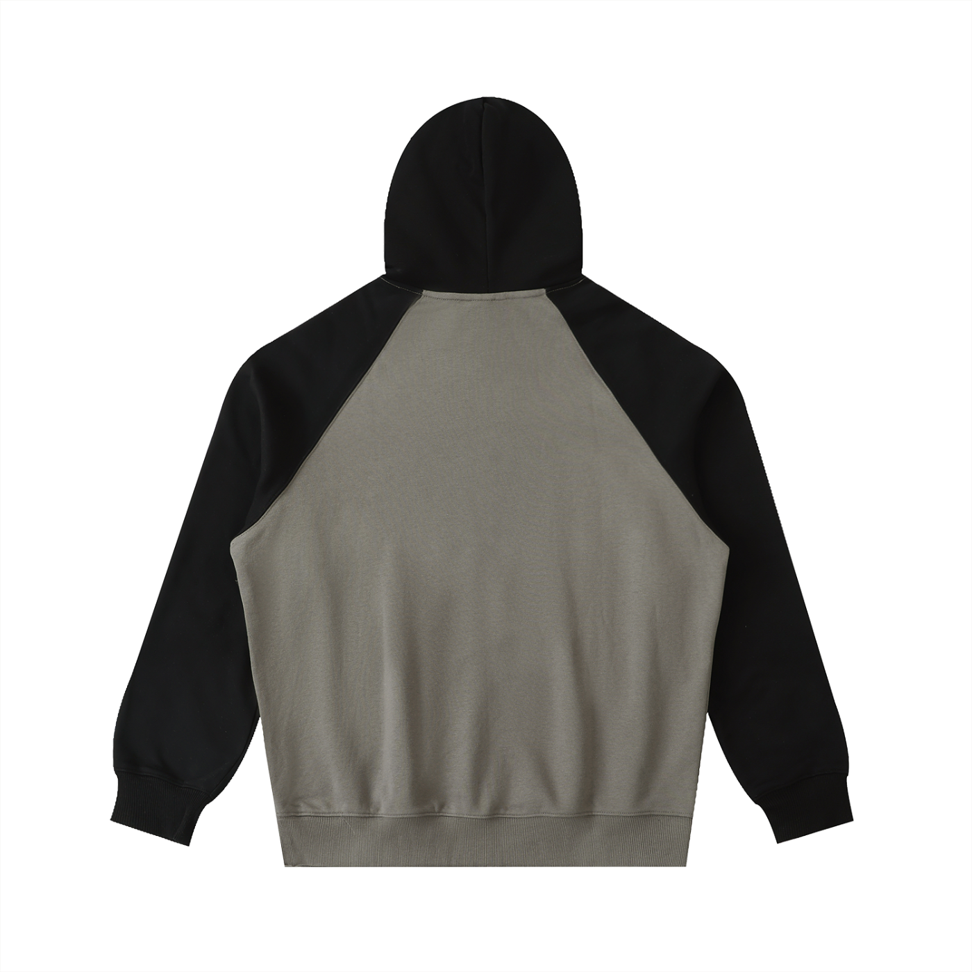 Crashing Out Color-Block Raglan Sleeve Hoodie