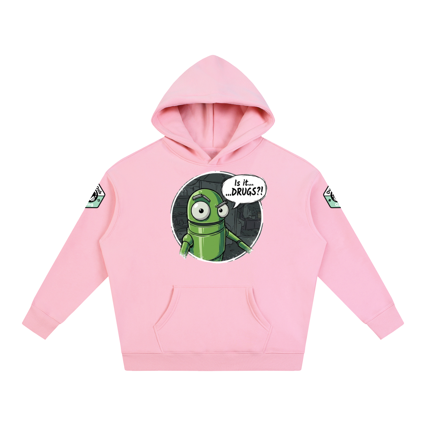 Is It Drugs?! Oversize Fleeced Hoodie