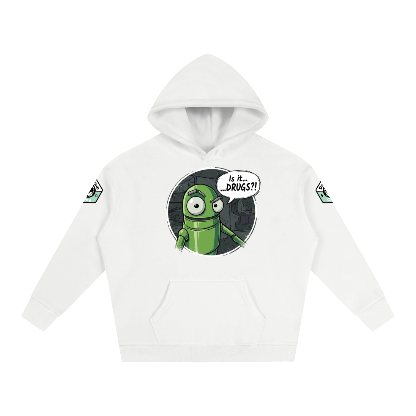 Is It Drugs?! Oversize Fleeced Hoodie