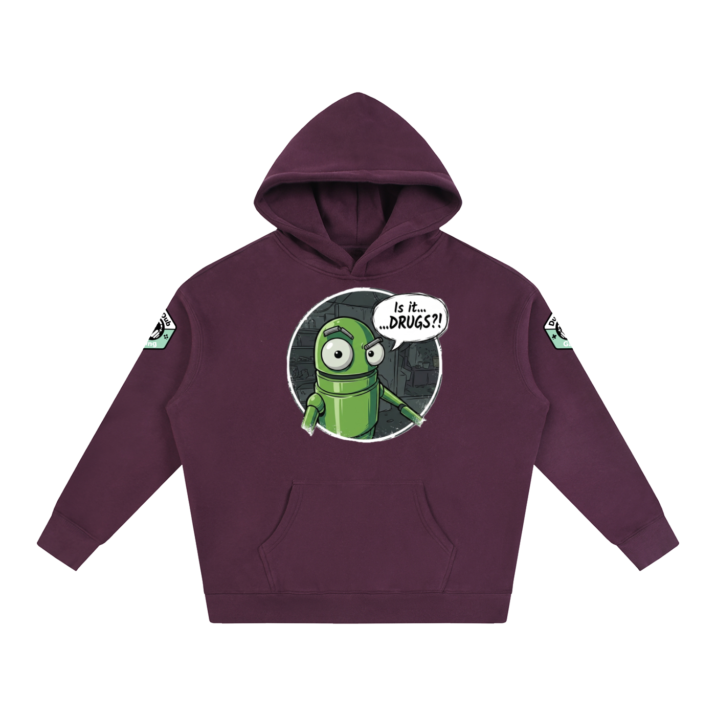 Is It Drugs?! Oversize Fleeced Hoodie