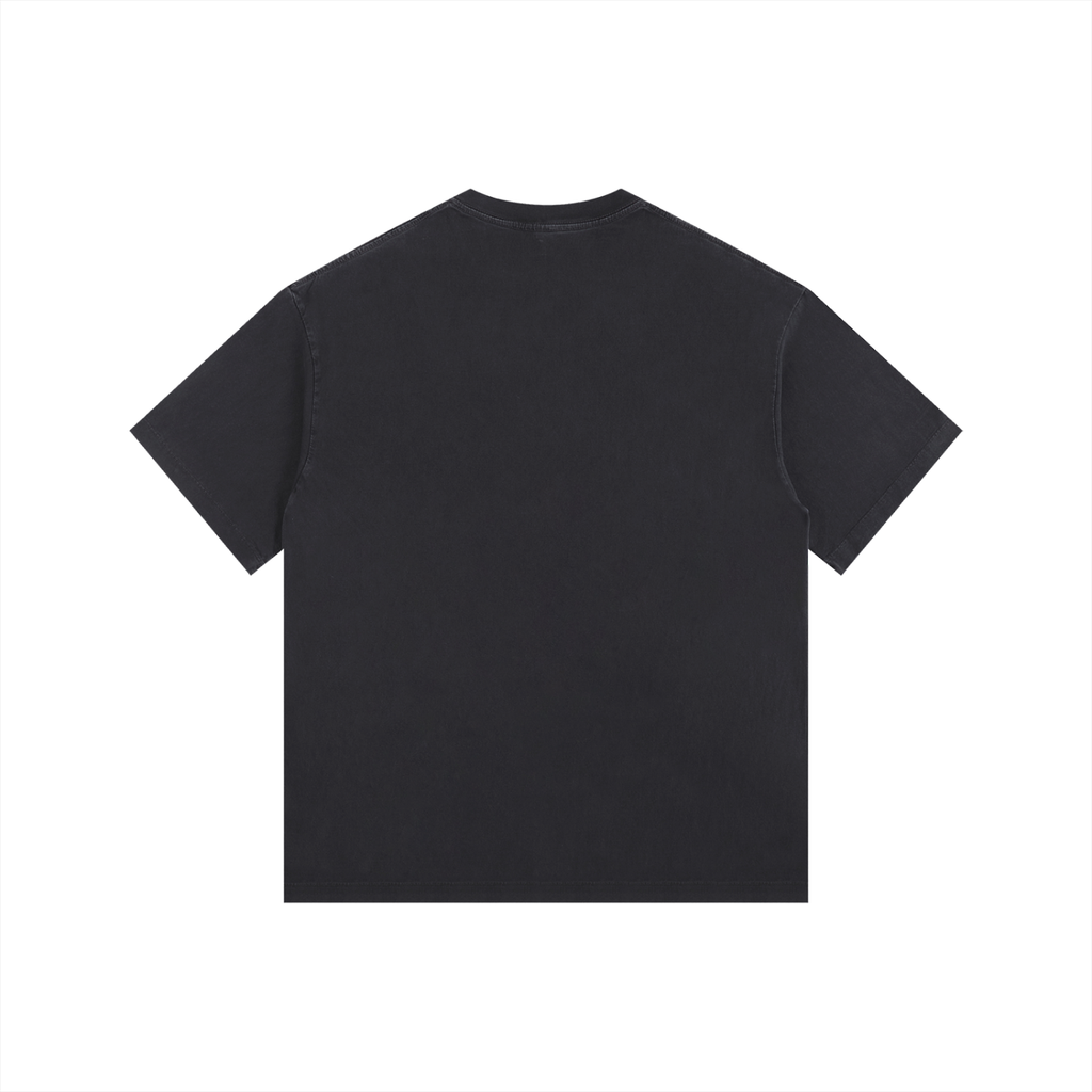 Jump Scare Vintage Washed Oversized Cotton T-Shirt